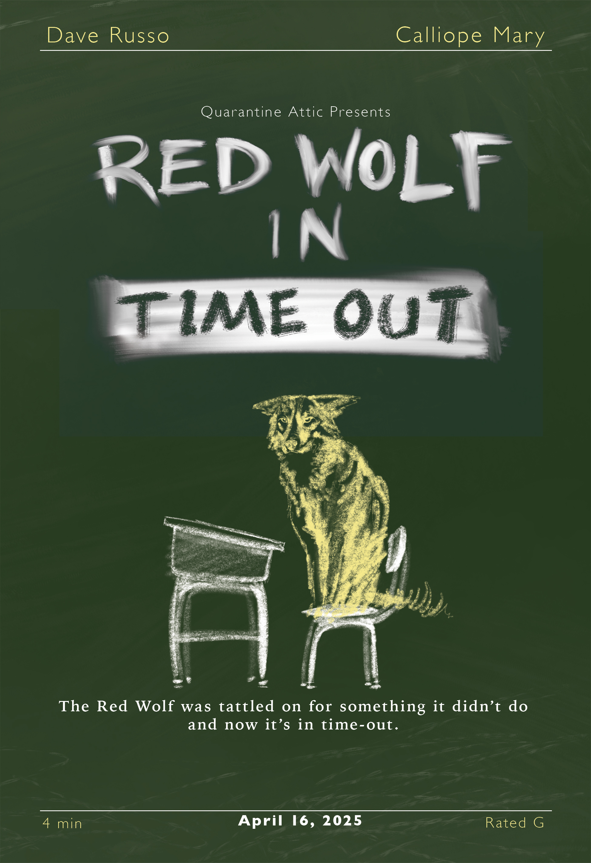 Red Wolf In Time Out